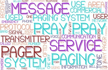 Pray Wordcloud Banner, Wallpaper, Background, Book Cover, Wordart