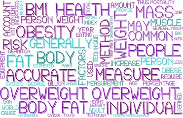 Overweight Wordcloud Banner, Wallpaper, Background, Book Cover, Wordart