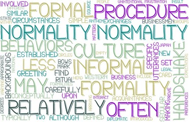 Normality Wordcloud Banner, Wallpaper, Background, Book Cover, Wordart