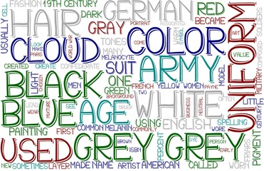 Grey Wordcloud Banner, Wallpaper, Background, Book Cover, Wordart