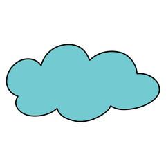 cloud flat color design illustration for web, wedsite, application, presentation, Graphics design, branding, etc.