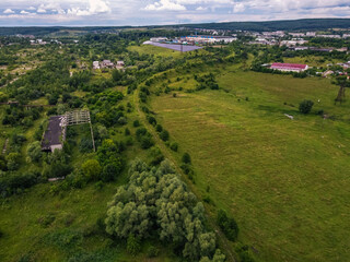 Obraz premium Noviy Rozdil railway Ukraine