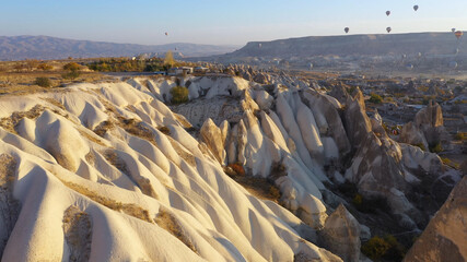 rocky view, balloons in the background