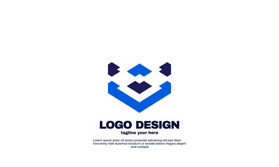 awesome creative logo modern creative branding idea company design template