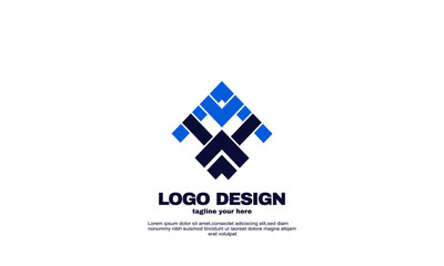 stock abstract business company inspiration logo design corporate brand identity