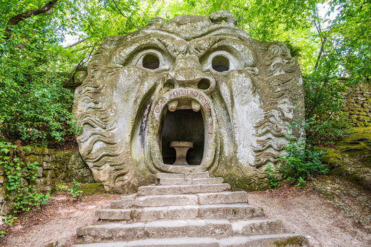 Orcus Mouth, Statue In The Sacred Grove Of Bomarzo