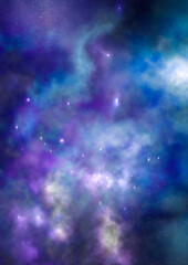 Fototapeta premium Being shone nebula