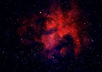 Small part of an infinite star field