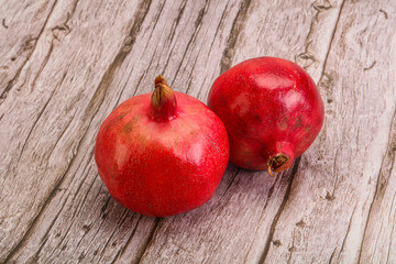 Fresh ripe and sweet pomegranet fruit