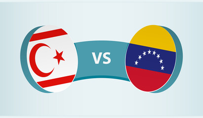 Northern Cyprus vs Venezuela, team sports competition concept.