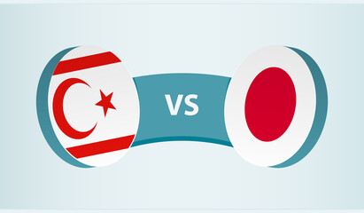 Northern Cyprus vs Japan, team sports competition concept.