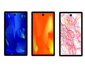 phone mockup with background