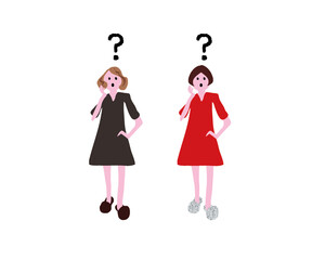 あら？という感じの若い女性