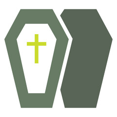 Obraz premium Coffin Icon