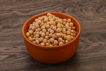 Vegan cuisine - Dry chickpea heap