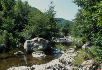 rivière Auzène, Ardèche, 07