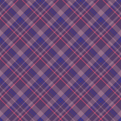 Plaid seamless pattern. Vector background of textile ornament. Flat fabric design.