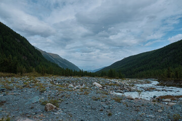 Fototapeta premium Altai mountains near Belukha Mountain&nbsp;