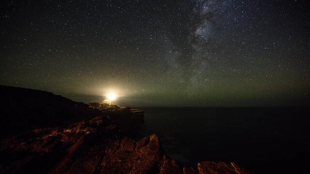 primal earth images castlepoint lighthouse night