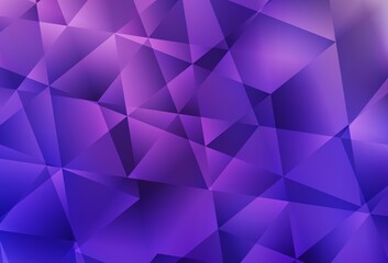 Obraz premium Light Purple, Pink vector polygon abstract background.
