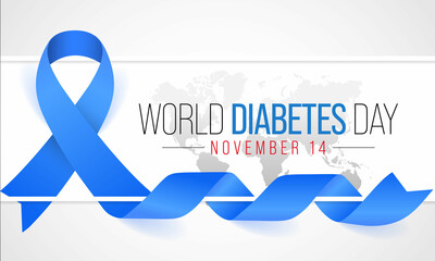 World Diabetes day is observed every year on November 14, it is the primary global awareness campaign focusing on diabetes. Vector illustration