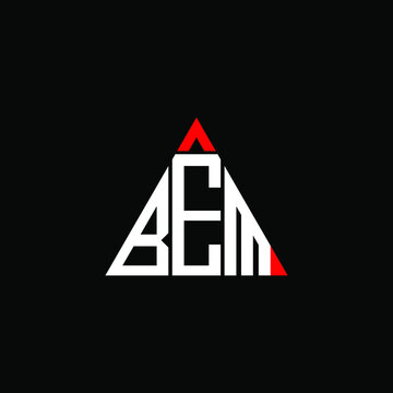 BEM letter logo creative design. BEM unique design
