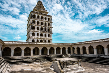 Kalyana Mahal at Gingee Fort or Senji Fort in Tamil Nadu, India. It lies in Villupuram District,...