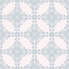 Cute hand drawn floral seamless pattern background