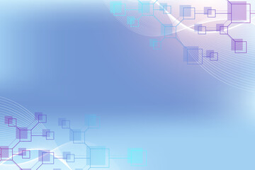 Big Genomic Data Visualization. DNA helix, DNA strand, DNA Test. Molecule or atom, neurons. Abstract structure for Science or medical background, banner, illustration