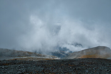Altai mountains near Belukha  Mountain 