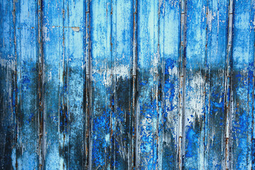 Paint and rust on abstract metal background.