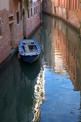 walking in the canals of Venice	 - 459094129