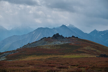 Beautiful nature of the Altai mountains