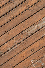 Old wooden wall with paint, background texture