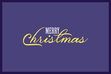 Merry Christmas typographic text poster,  and t-shirt design 