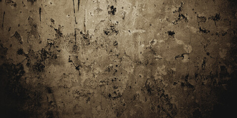 Horror and scary cement. walls are full of stains and scratches.