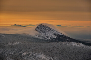 Christmas in the mountains. The Taganay National Park