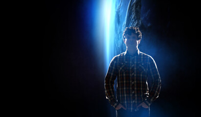 The universe within . Mixed media