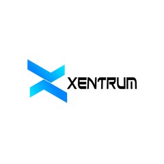Letter X vector Logo Template Illustration Design, Xentrum Logo Design.