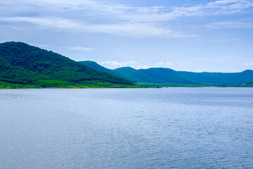 Fototapeta na wymiar A landscape image of reservoir