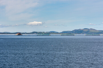 cruise on the Lysefjord fjord in Norway