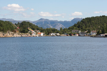cruise on the Lysefjord fjord in Norway