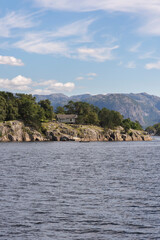 cruise on the Lysefjord fjord in Norway