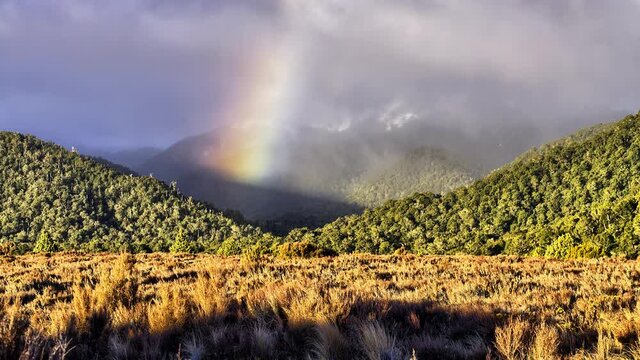 primal earth images mountains rainbow