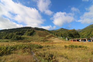 新潟県湯沢の苗場山の登山