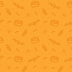 Halloween seamless pattern or background