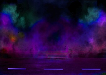 color smoke street background 

