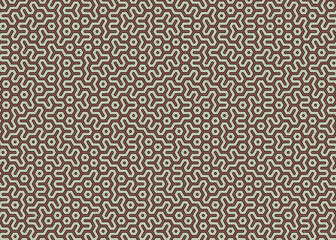 Fototapeta premium Colour Hexagon Tile Connection art background design illustration