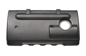 Car engine cover (with clipping path) isolated on white background