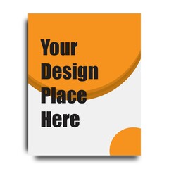 Flyer design pattern or layout template